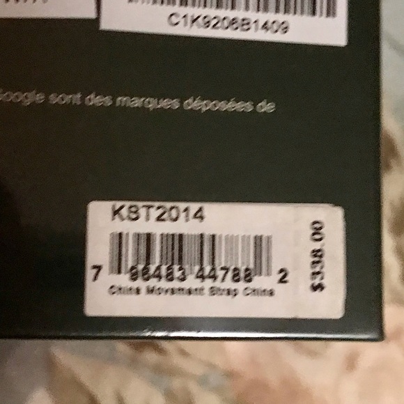 KATE ♠️ SPADE. GOLD SCALLOPED SMARTWATCH 2 -New - Picture 8 of 16